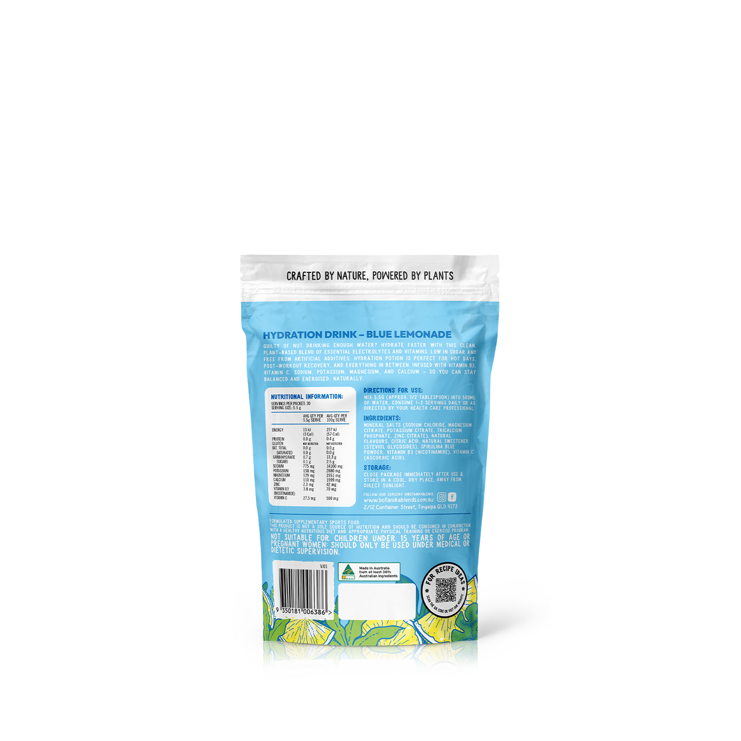 Hydration - Blue Lemonade