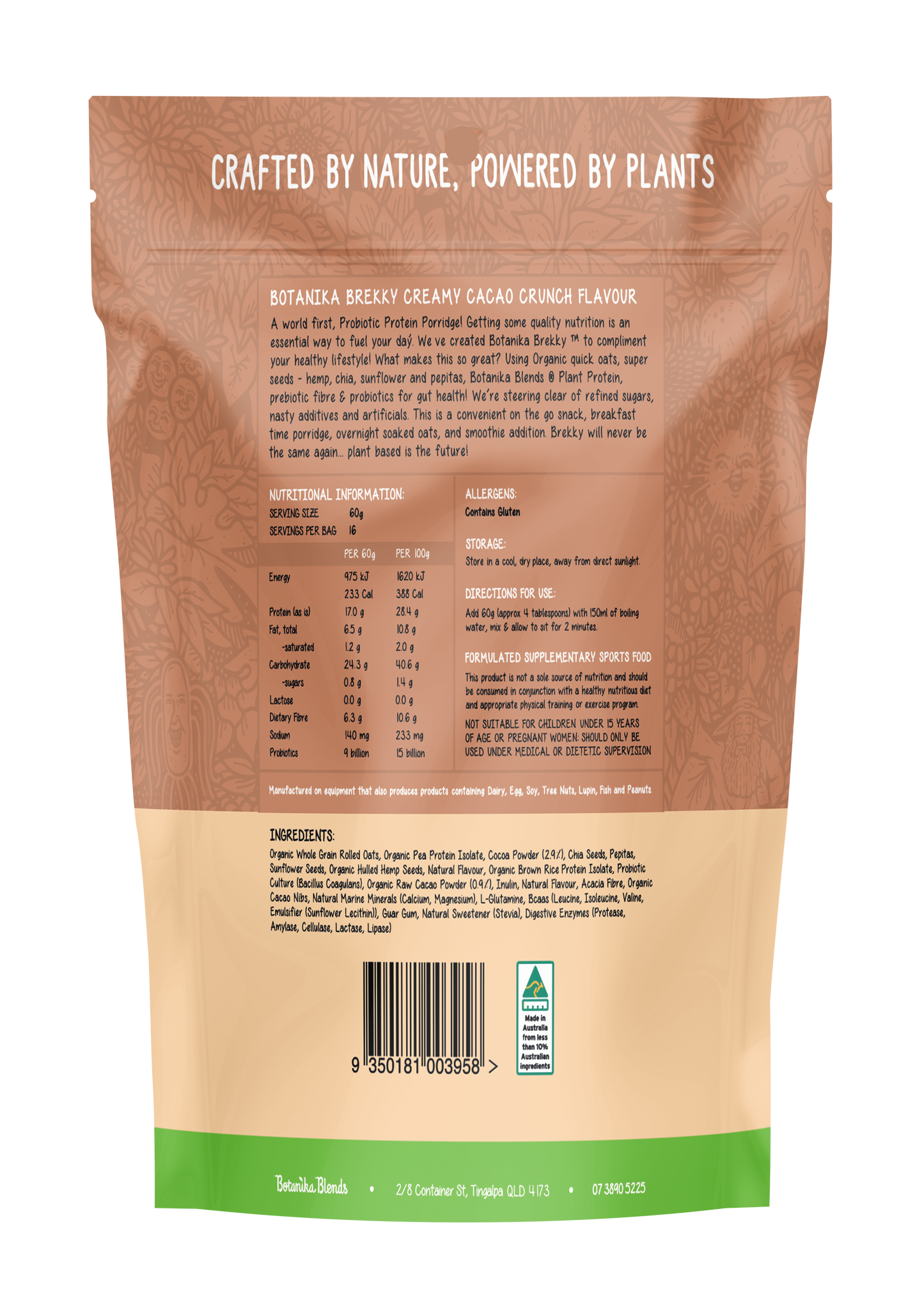 Protein Porridge Cacao Crunch