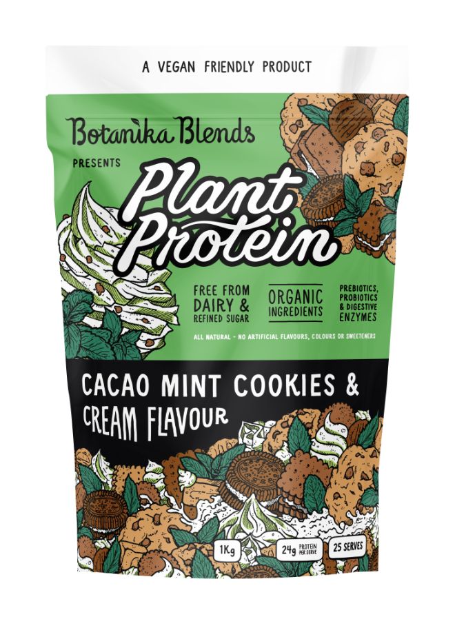 Plant Protein Cacao Mint Cookies And Cream