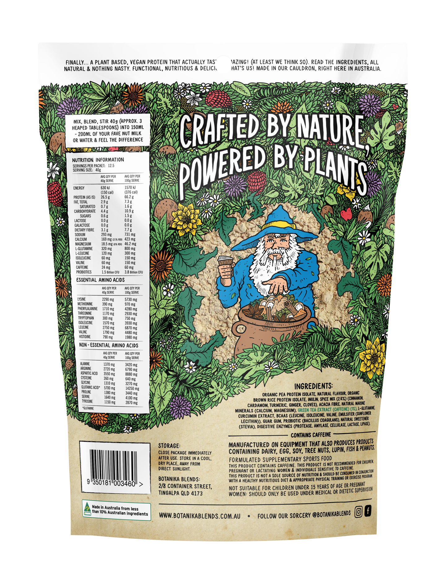 Plant Protein Golden Chai Lattè