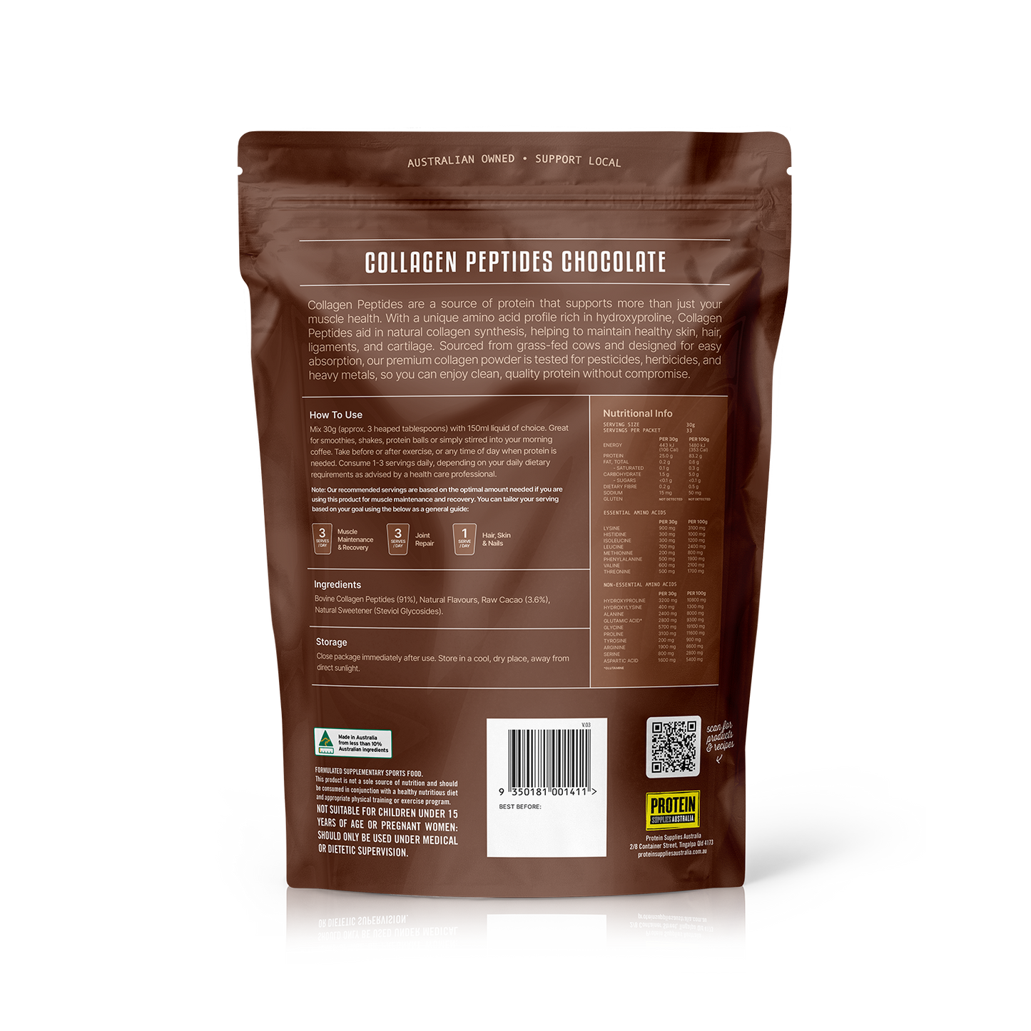 Collagen Peptides Chocolate
