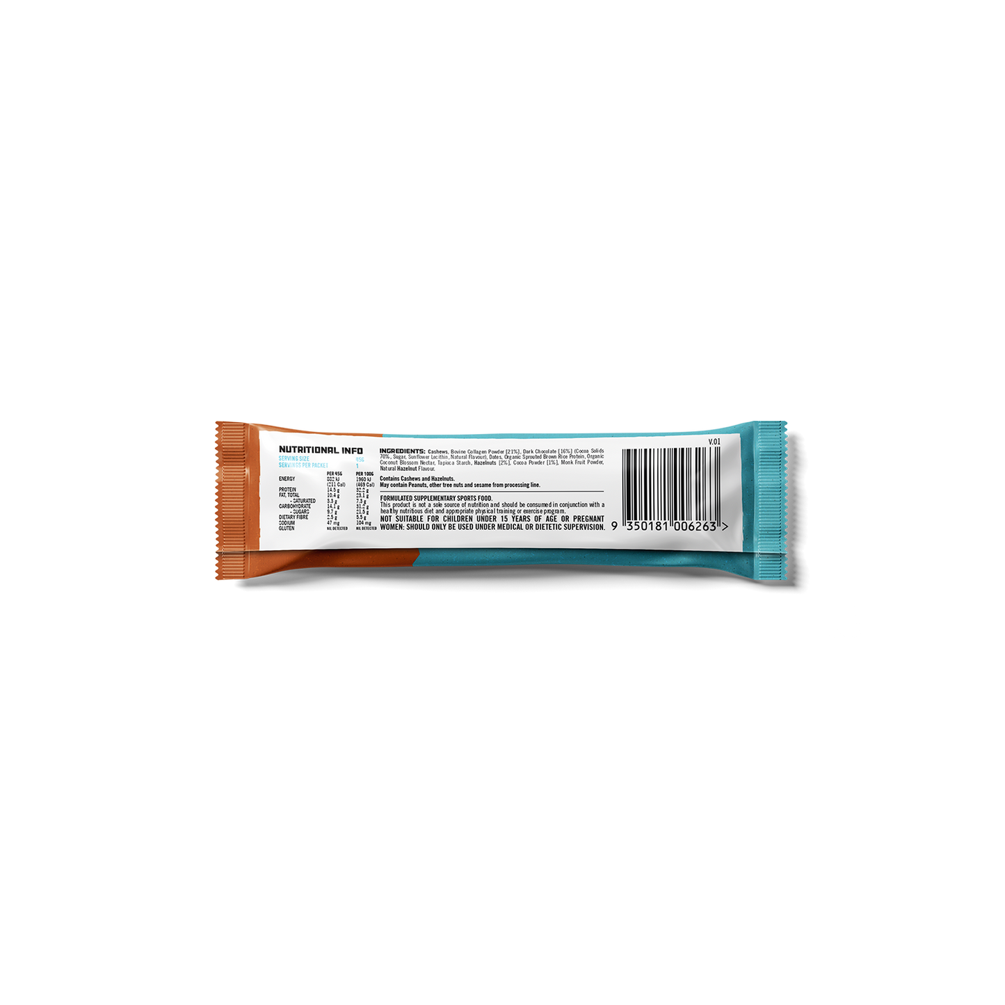 Collagen Protein Bar – Chocolate Hazelnut