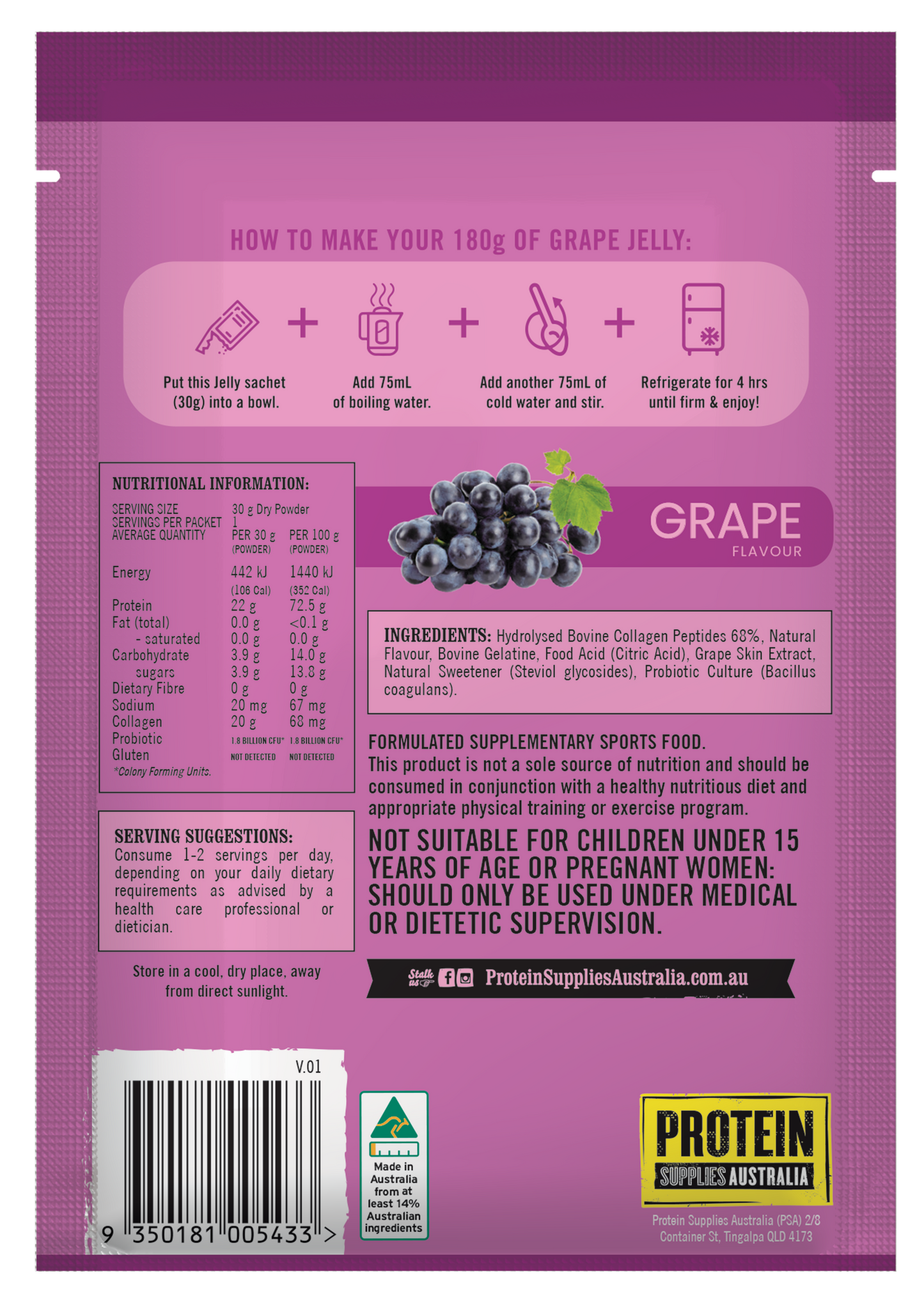 Protein Jelly Grape