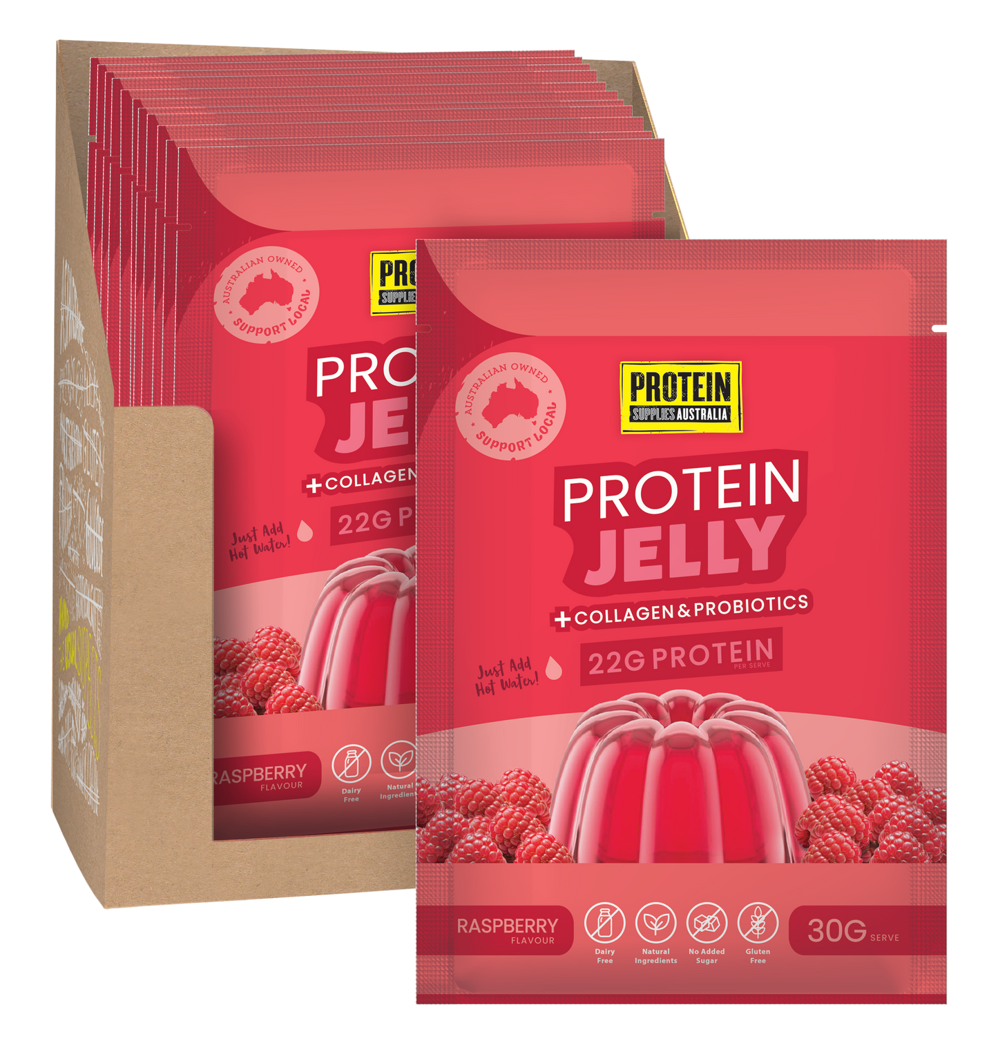 Protein Jelly Raspberry
