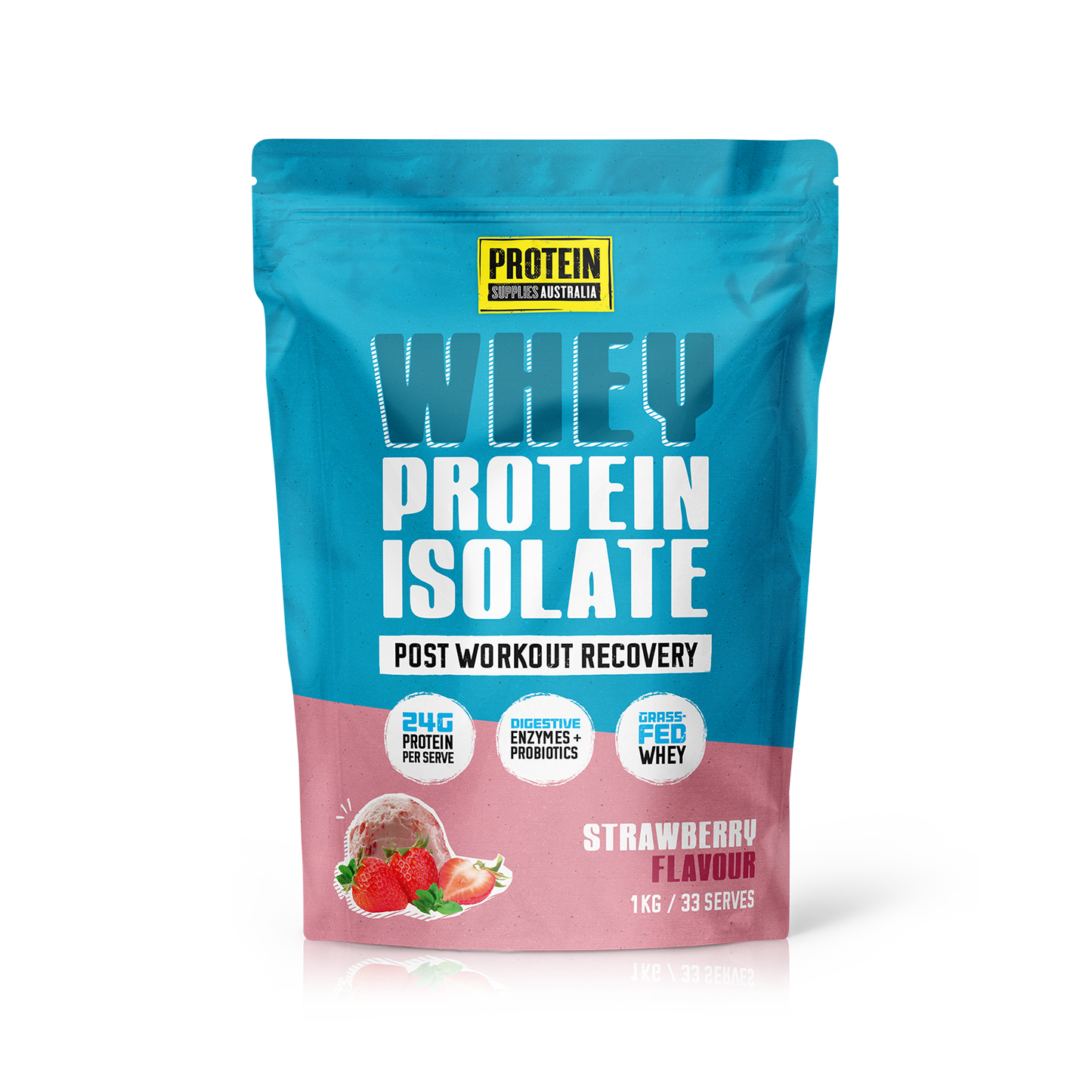 WHEY ISOLATE (WPI) - STRAWBERRY