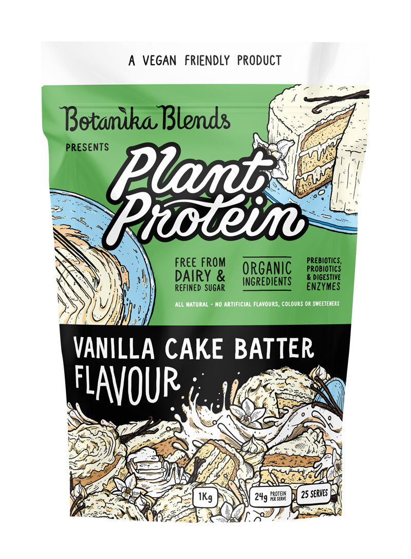 Plant Protein Vanilla Cake Batter