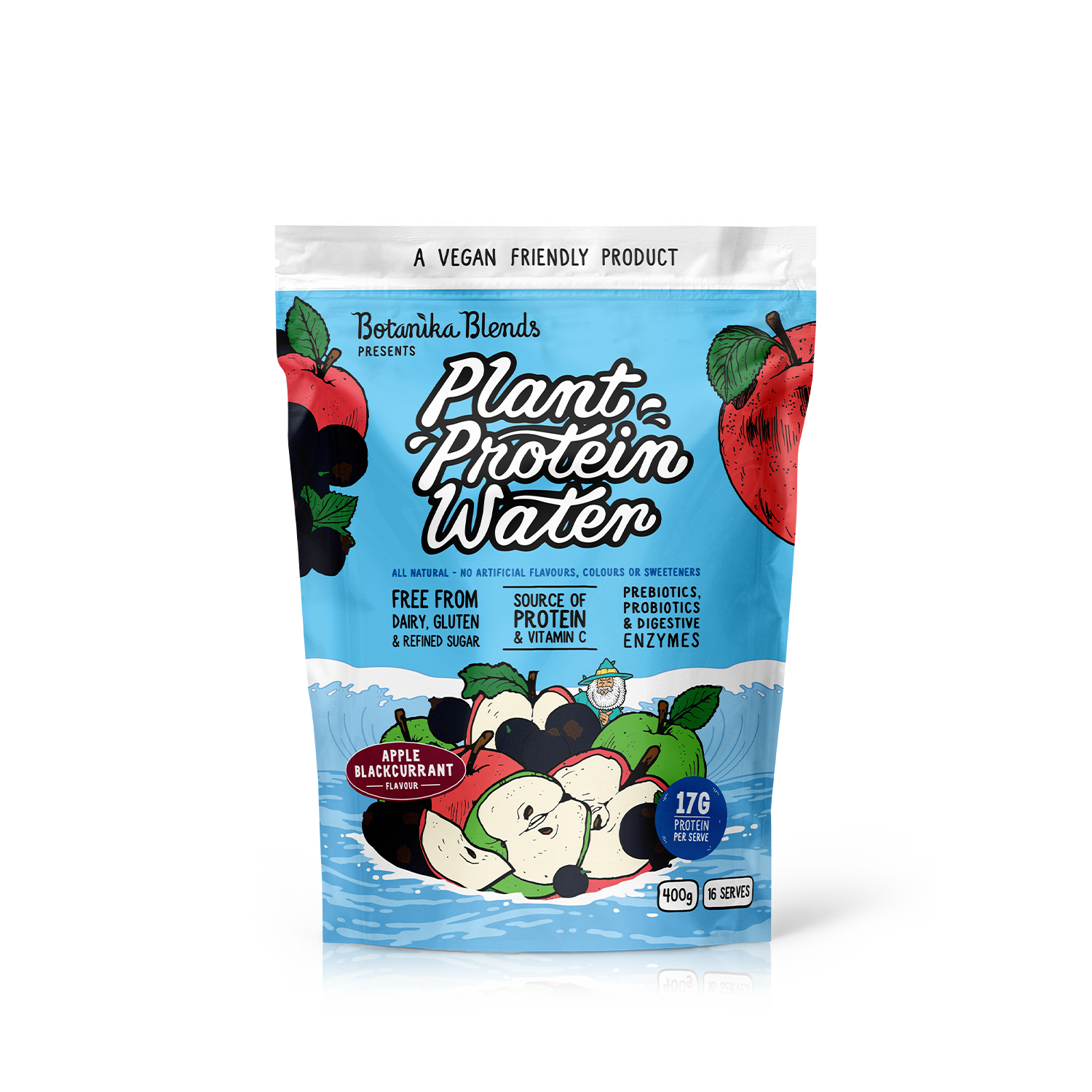 PLANT PROTEIN WATER - APPLE BLACKCURRANT