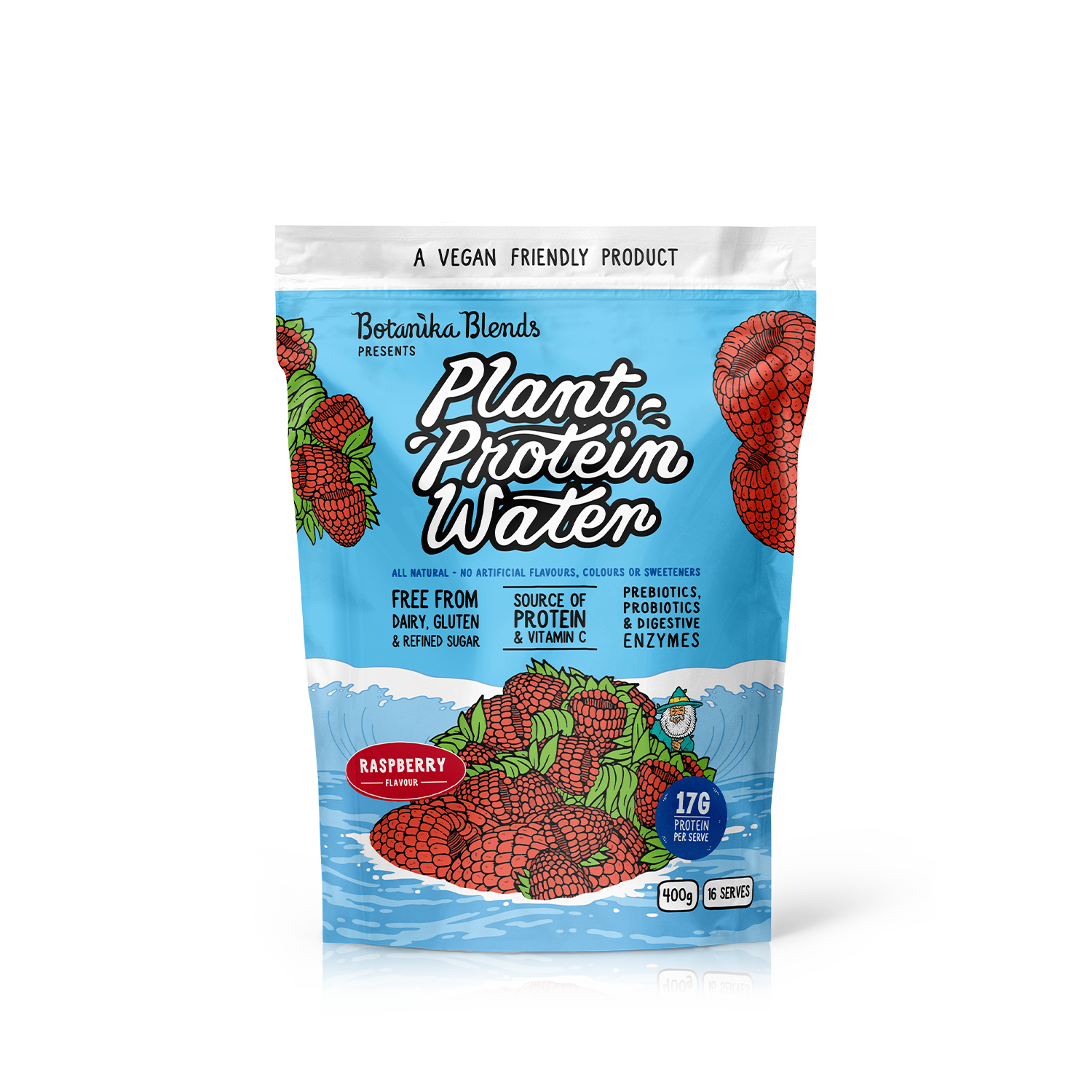PLANT PROTEIN WATER - RASPBERRY