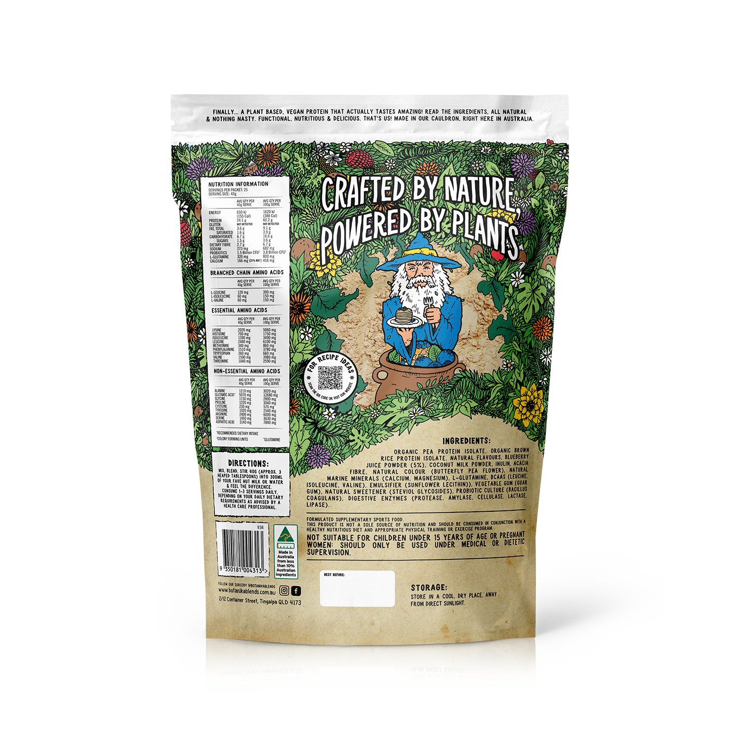PLANT PROTEIN - BLUEBERRY PANCAKE