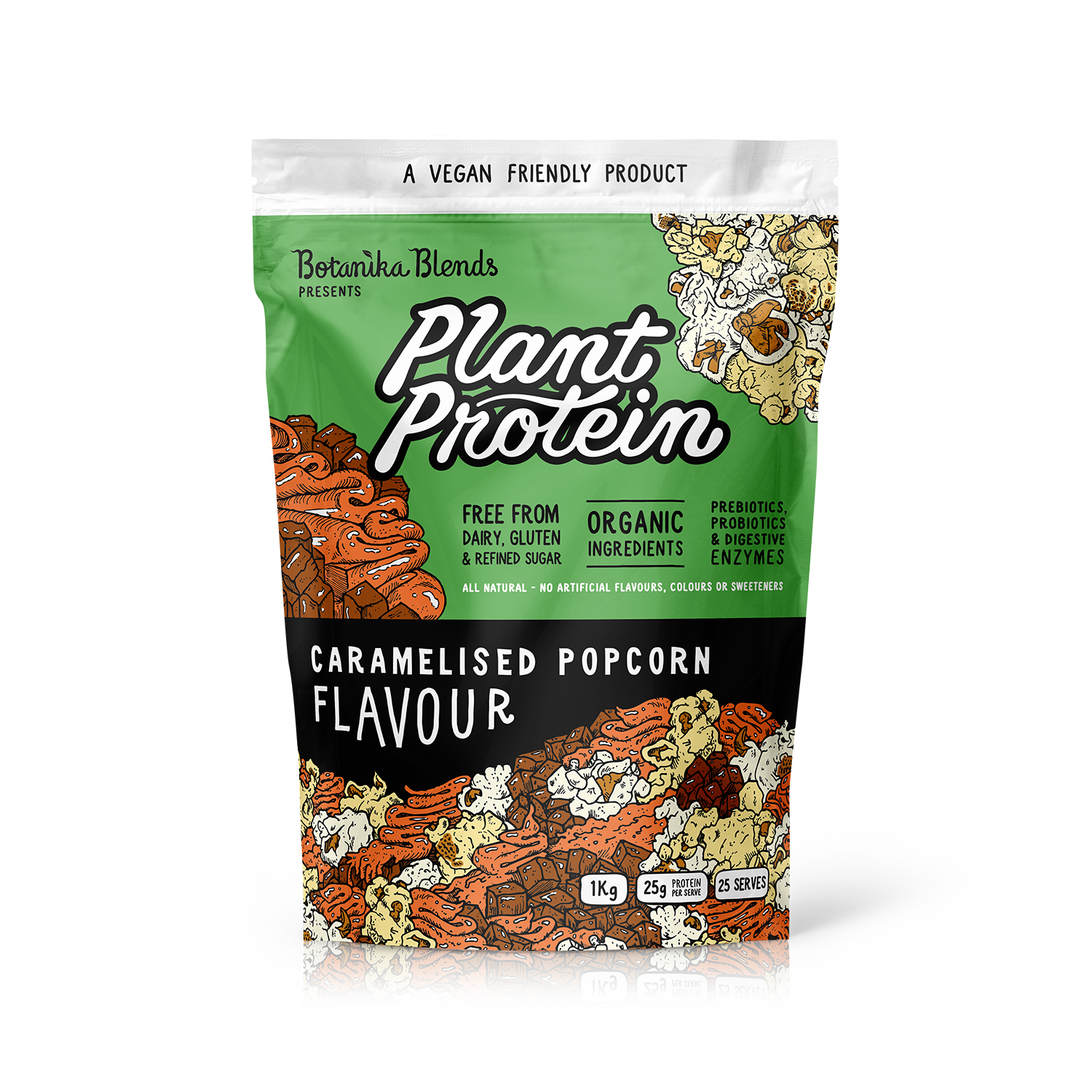 PLANT PROTEIN - CARAMELISED POPCORN