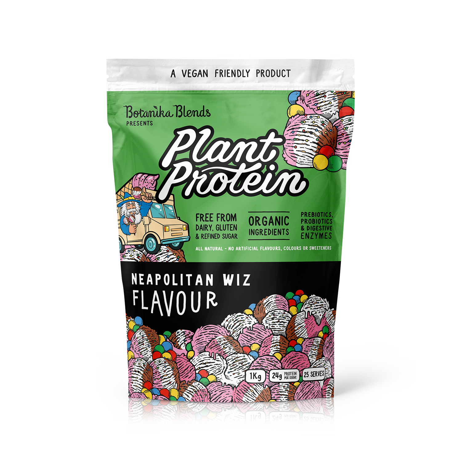 PLANT PROTEIN - NEAPOLITAN WIZ