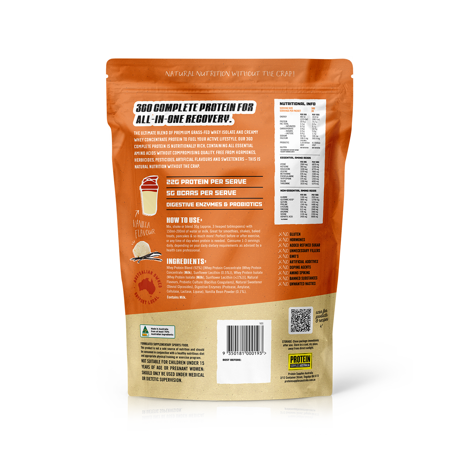 360 WHEY - VANILLA