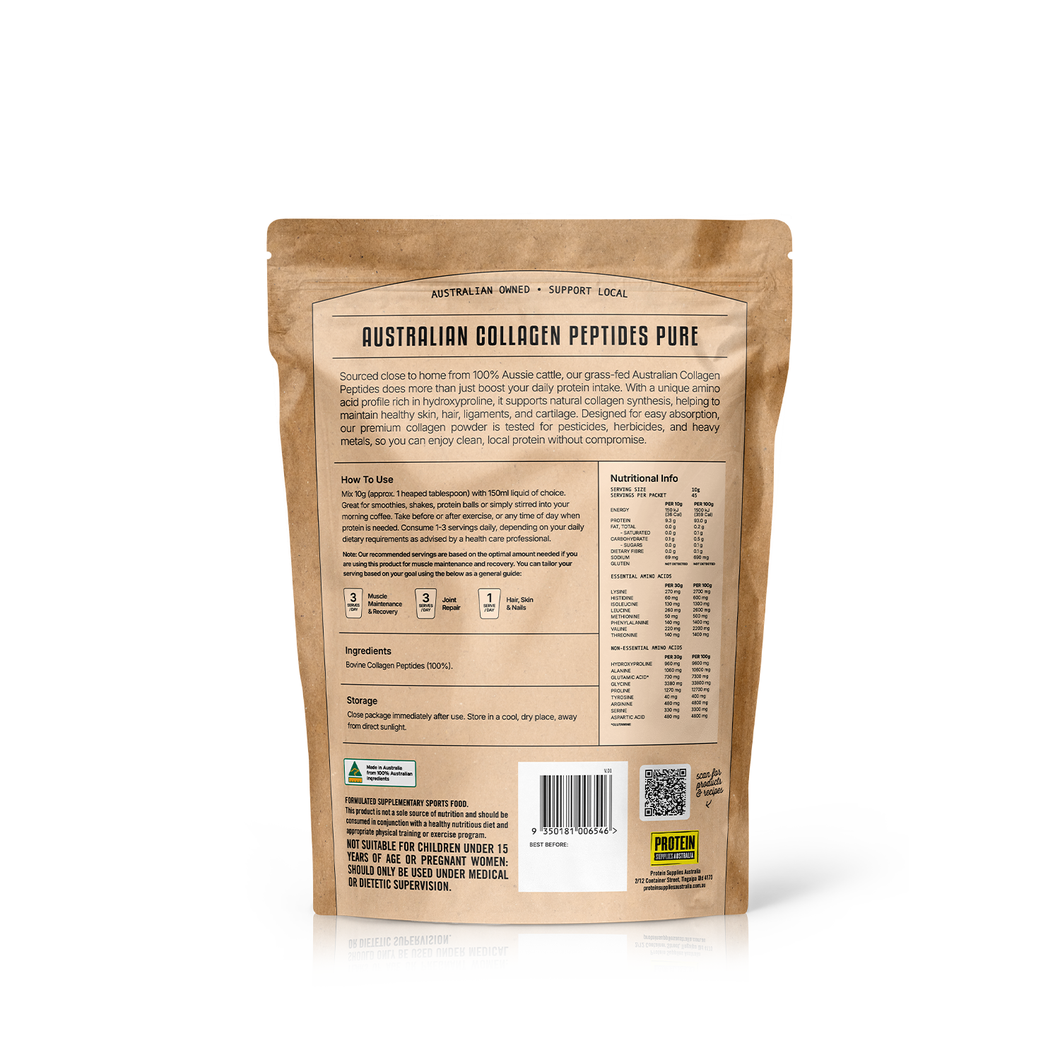 AUSTRALIAN COLLAGEN PEPTIDES PURE