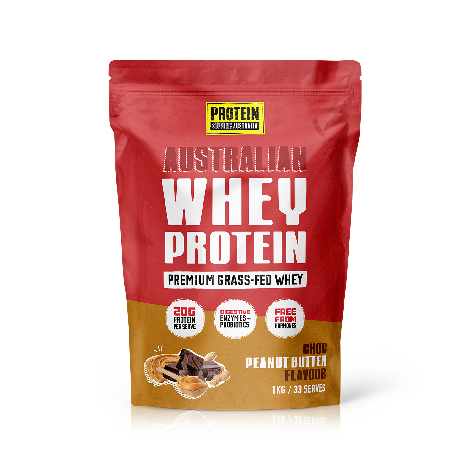 AUSTRALIAN WHEY PROTEIN - CHOC PEANUT BUTTER
