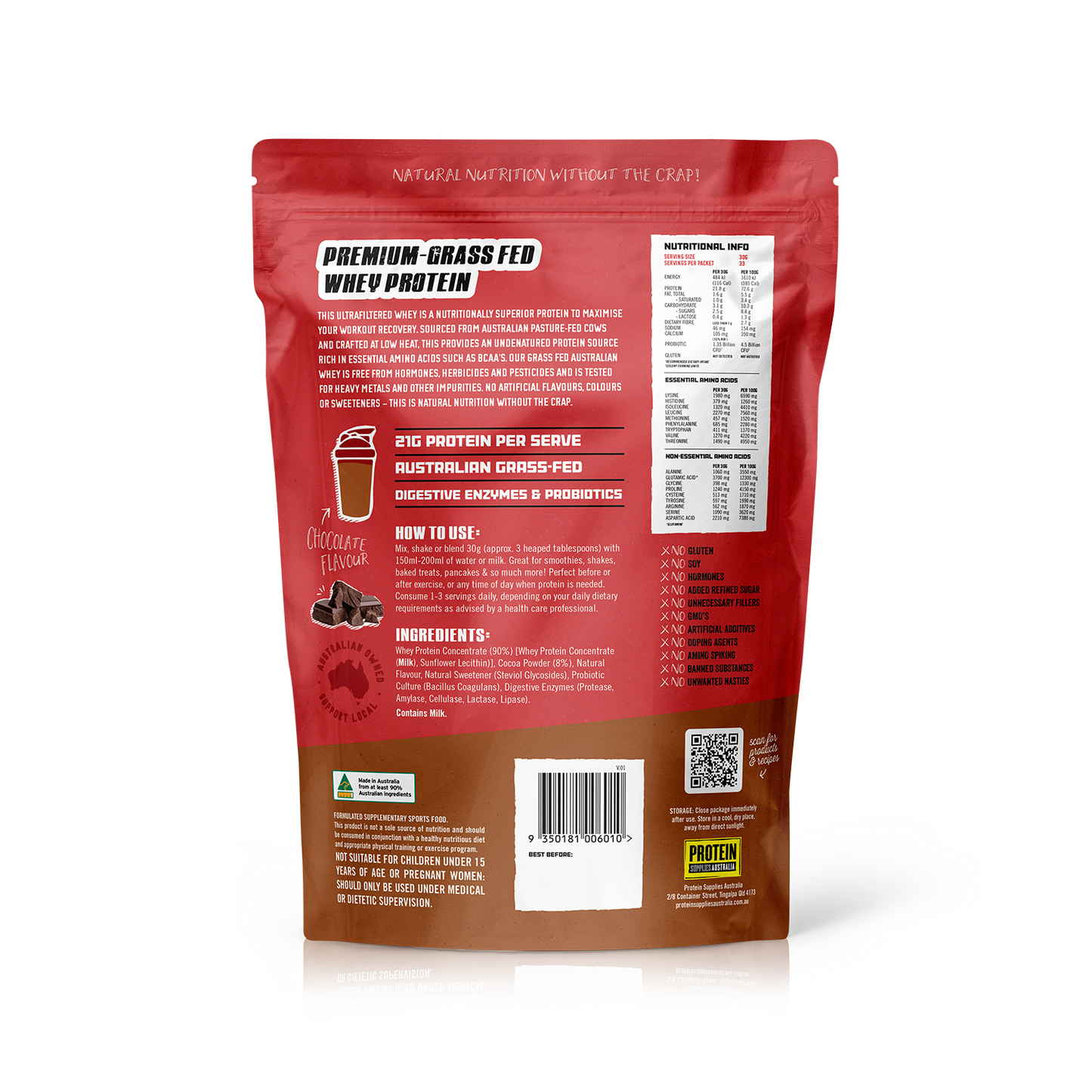 Australian Whey Protein - Chocolate