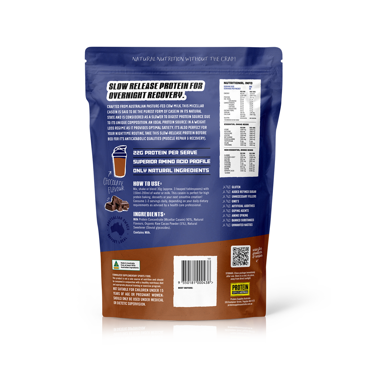 MICELLAR CASEIN PROTEIN - CHOCOLATE