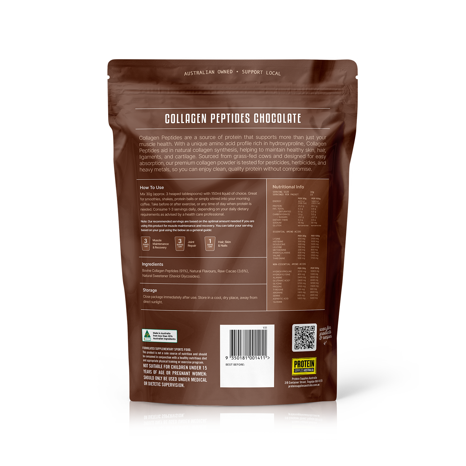 COLLAGEN PEPTIDES CHOCOLATE