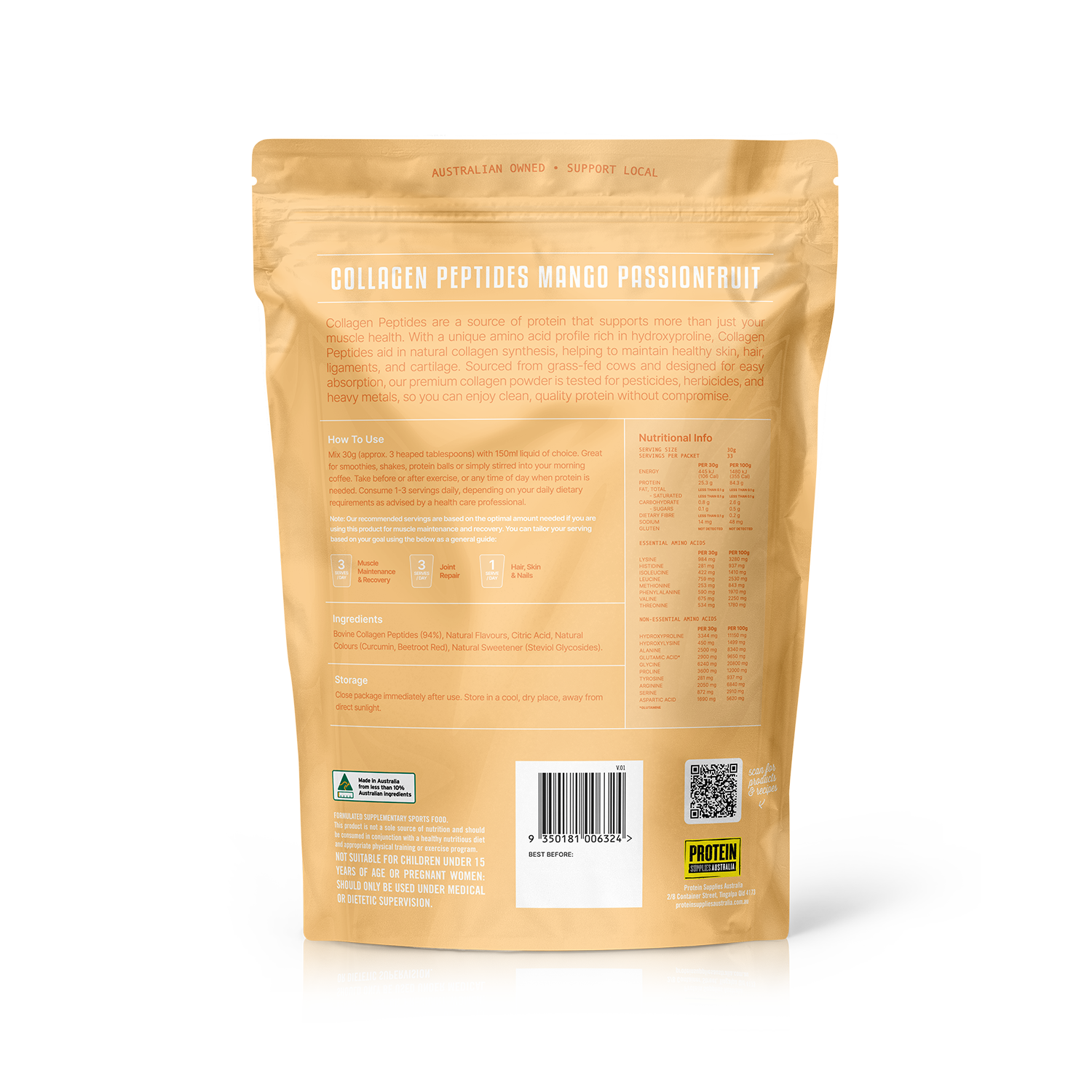 COLLAGEN PEPTIDE - MANGO PASSIONFRUIT