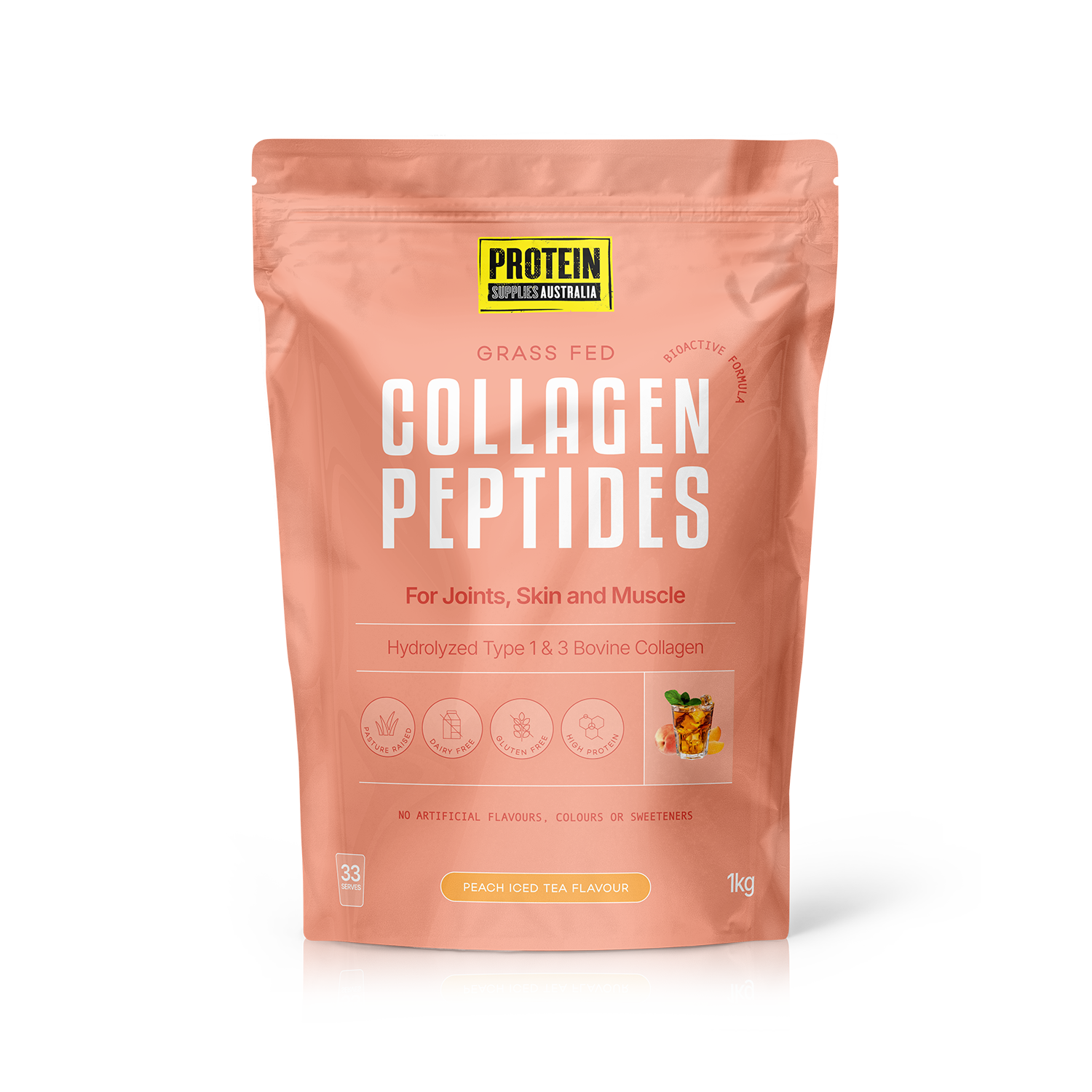 COLLAGEN PEPTIDES - PEACH ICED TEA