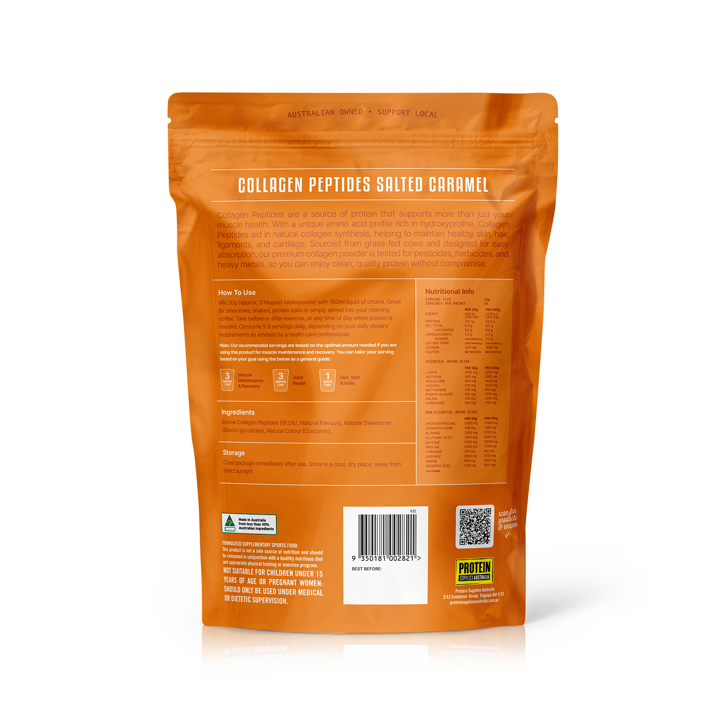 COLLAGEN PEPTIDES SALTED CARAMEL