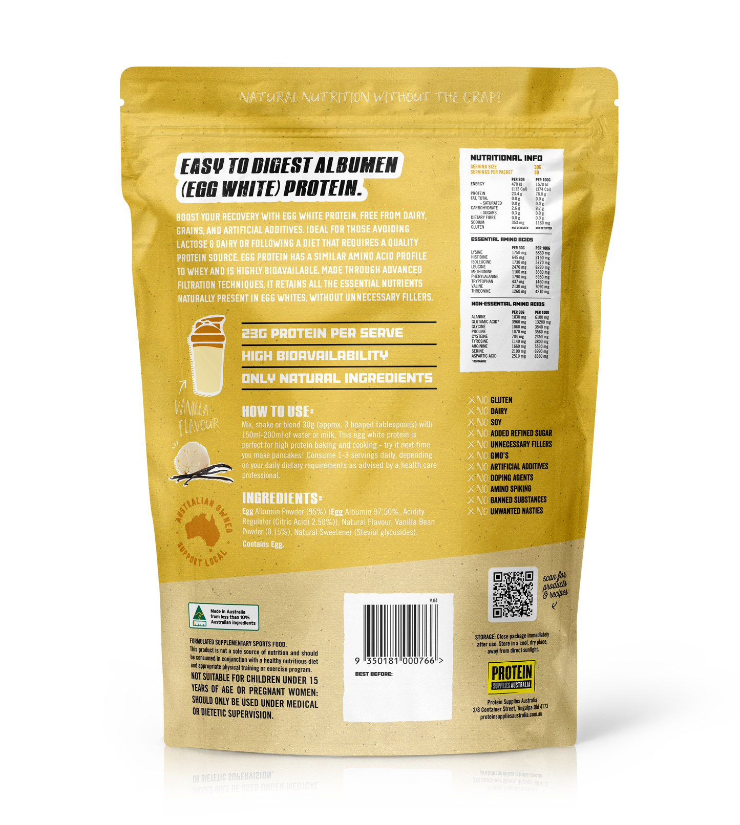 Egg-white Protein Vanilla