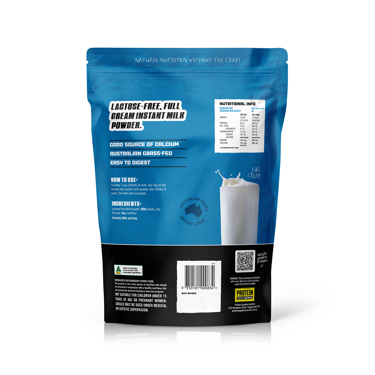 LACTOSE FREE MILK POWDER