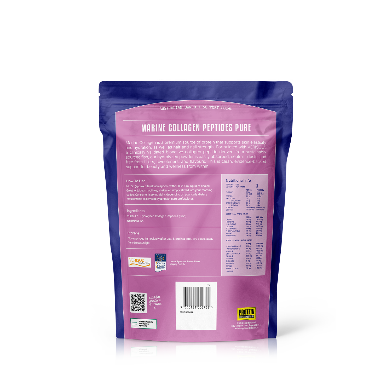 MARINE COLLAGEN PEPTIDES - UNFLAVOURED