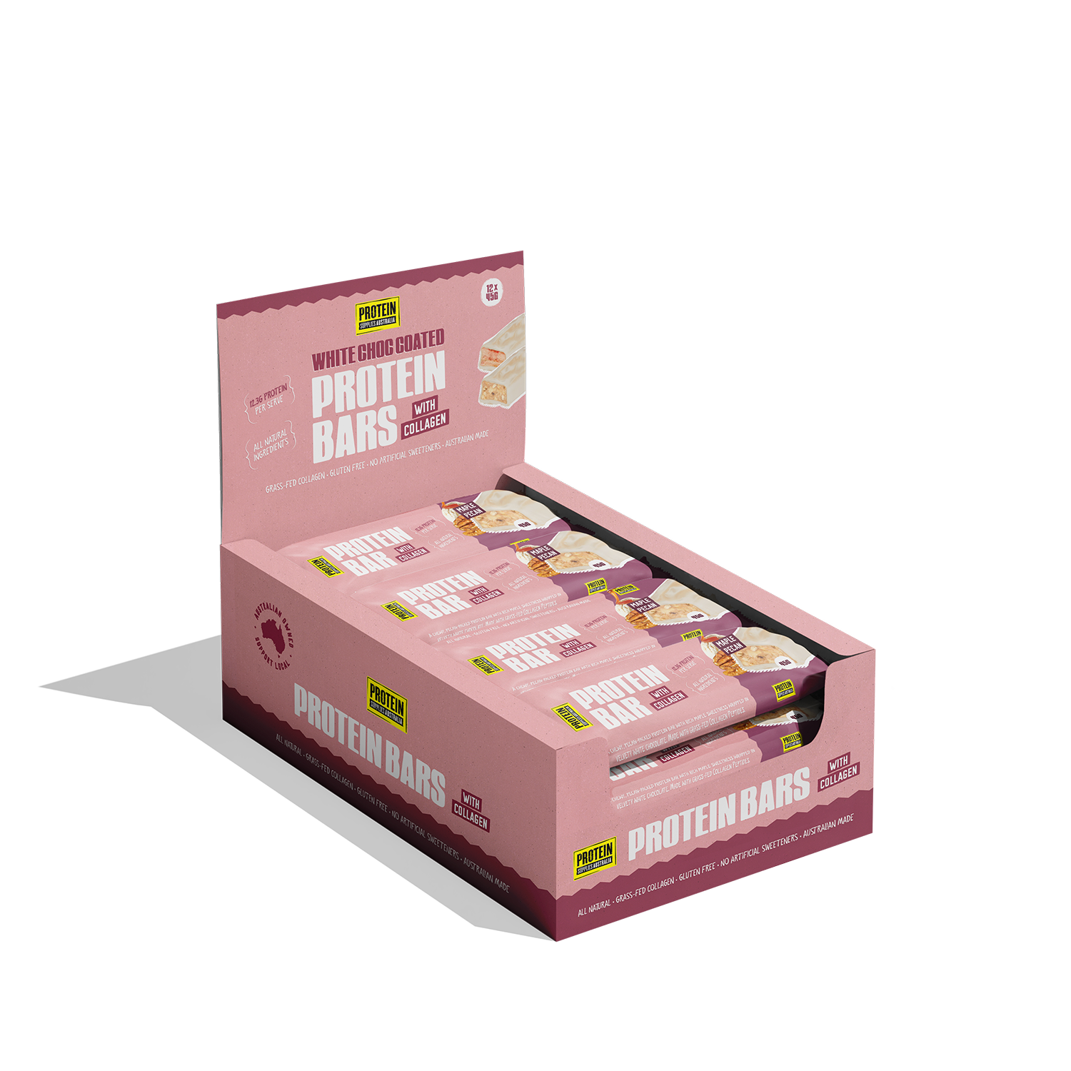 PROTEIN BARS - WHITE CHOC MAPLE PECAN