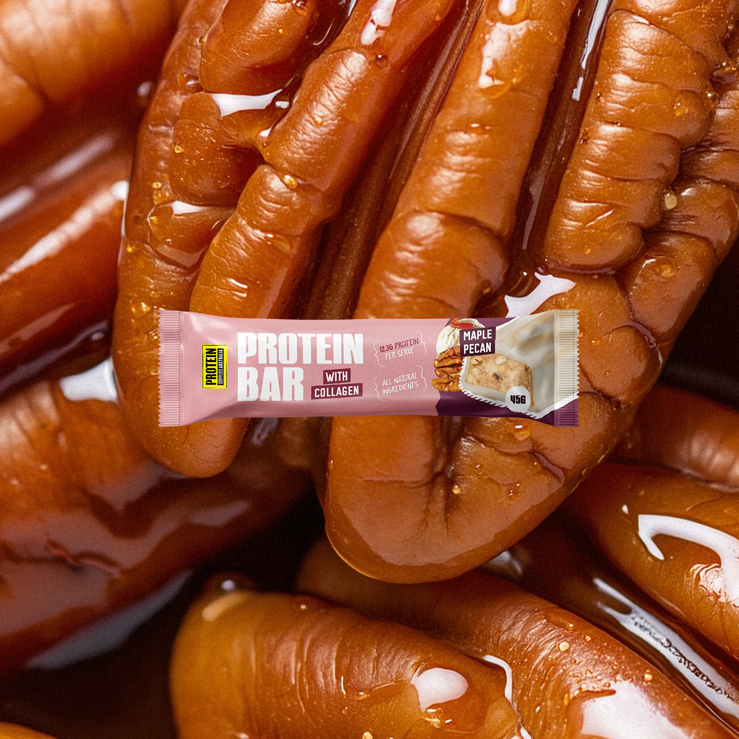 PROTEIN BARS - WHITE CHOC MAPLE PECAN