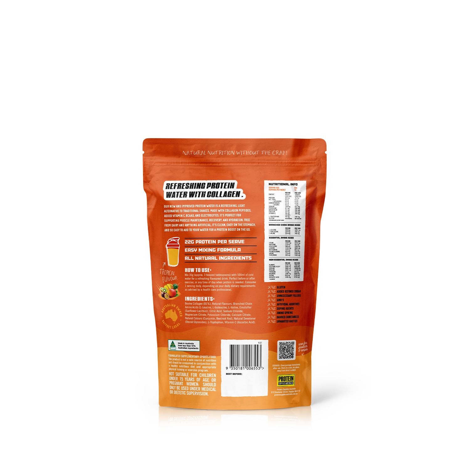 COLLAGEN PROTEIN WATER - TROPICAL