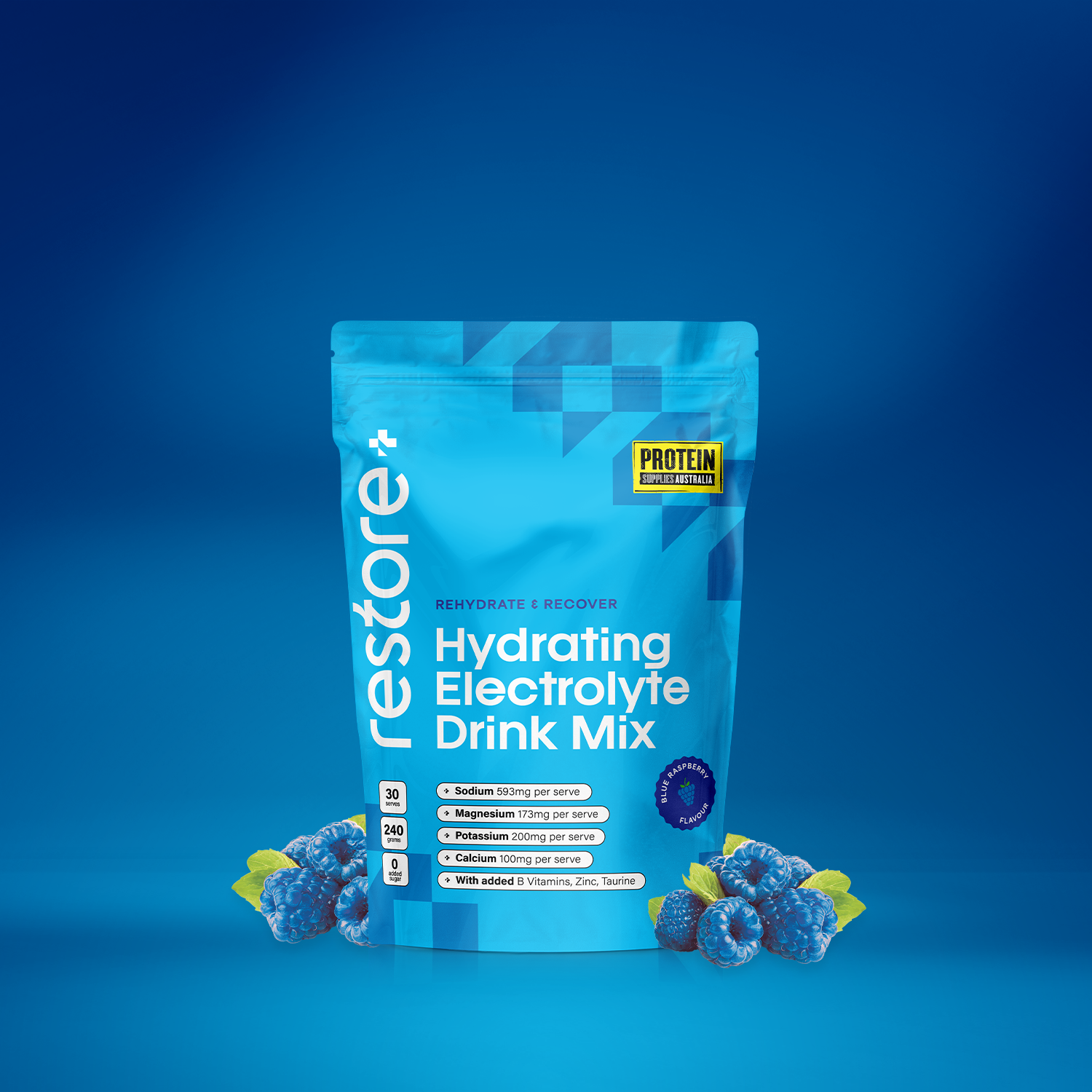 RESTORE HYDRATION- BLUE RASPBERRY
