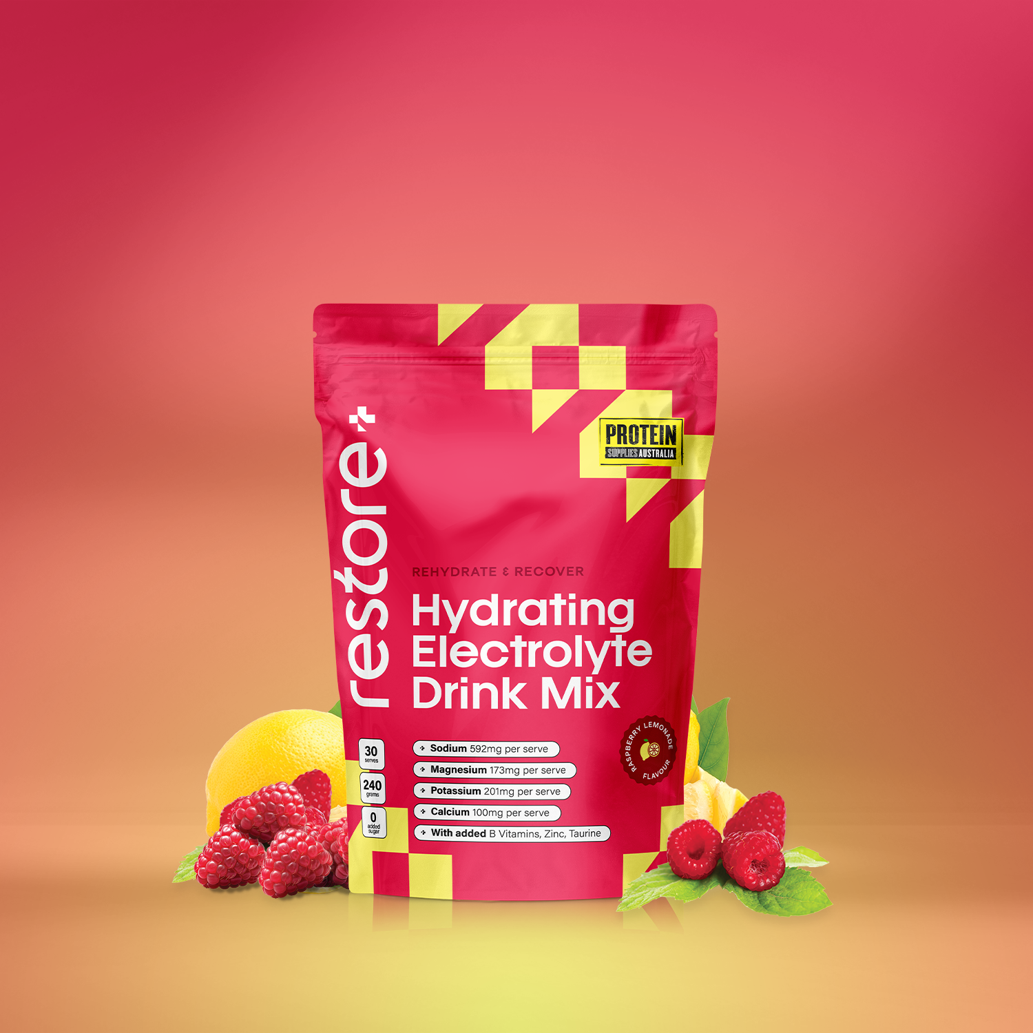 RESTORE HYDRATION - RASPBERRY LEMONADE