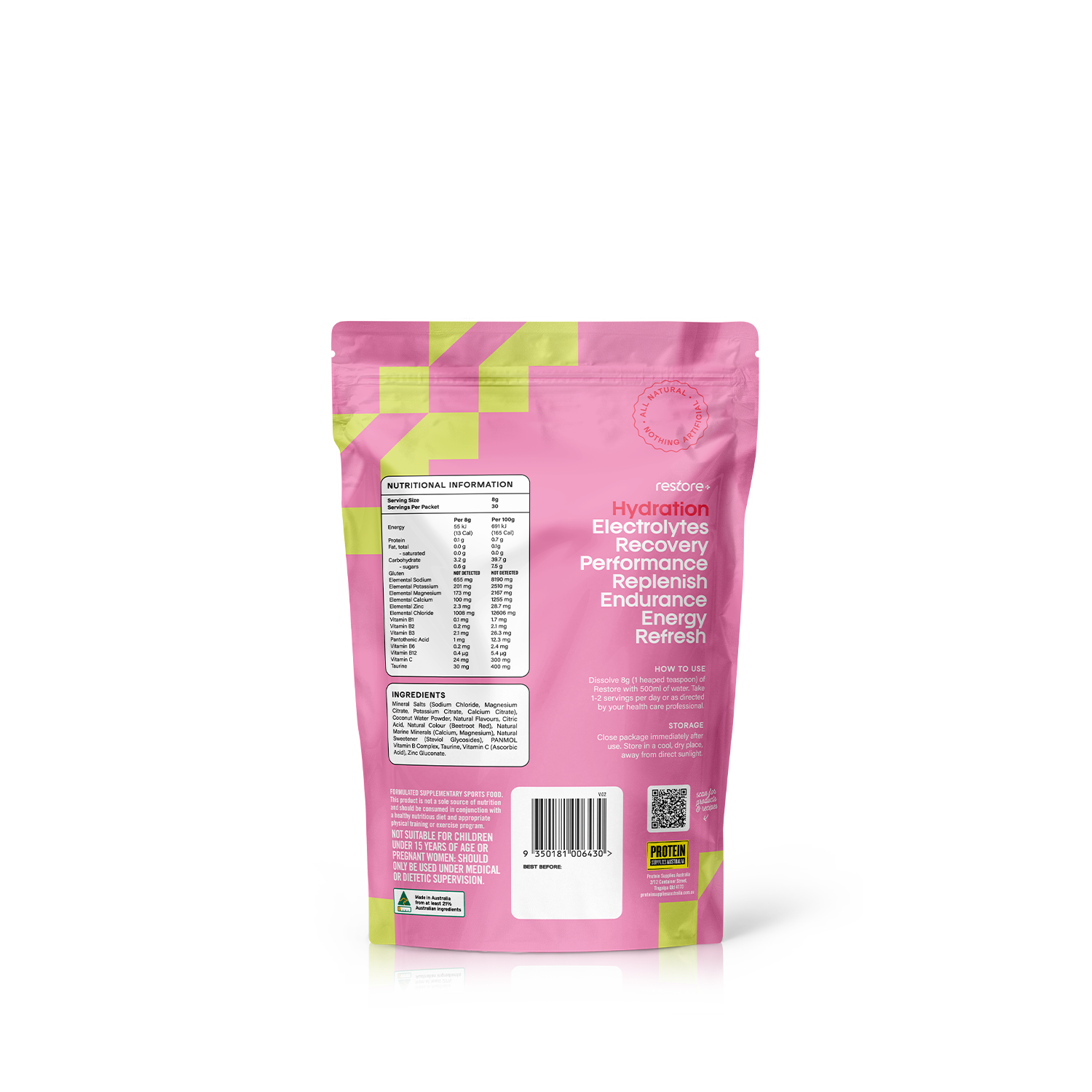 RESTORE HYDRATION - STRAWBERRY LIME