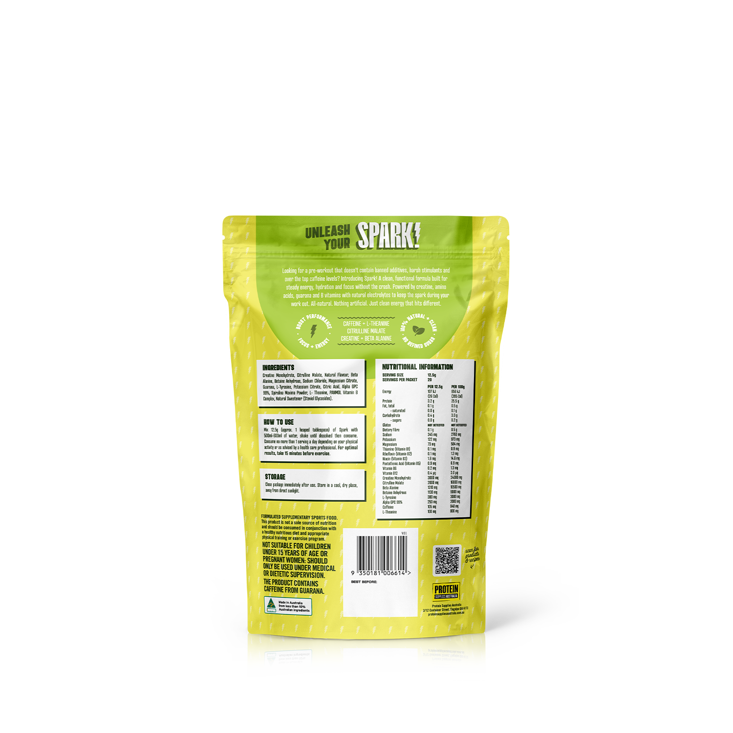 SPARK PRE-WORKOUT - SOUR APPLE