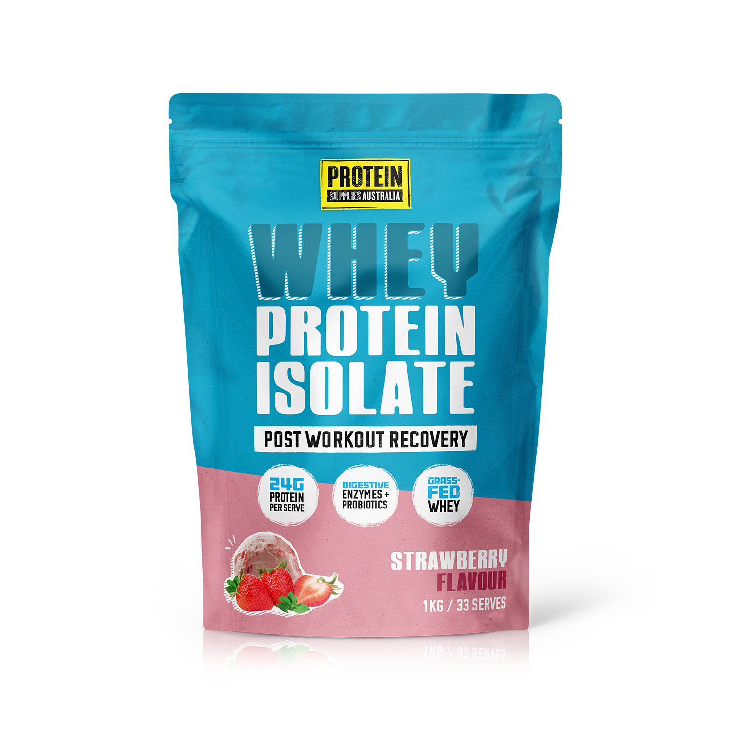 WHEY ISOLATE (WPI) - STRAWBERRY